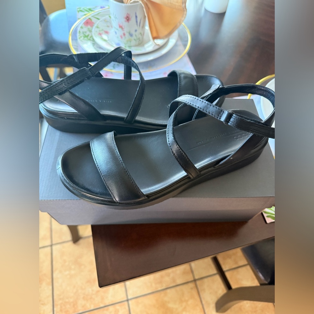 EccoBlackSandalsStylishDesign ECCO Flowt LX W SandalSize 8-8.5 (EU 39)NEW in Box